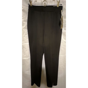 WORTHINGTON Ponte Pants Woman Black Pull On Trouser Ultra Stretch Size PXS NWT